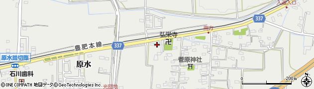 熊本県菊池郡菊陽町原水885周辺の地図
