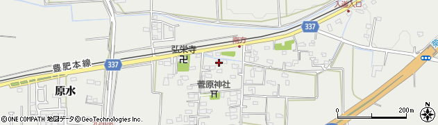 熊本県菊池郡菊陽町原水720周辺の地図