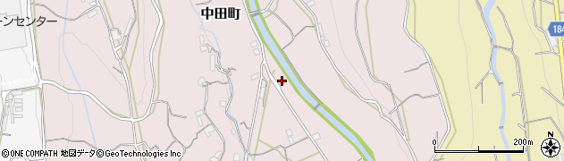 長崎県諫早市中田町518周辺の地図