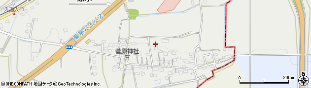 熊本県菊池郡菊陽町原水158周辺の地図