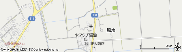 熊本県菊池郡菊陽町原水5462周辺の地図