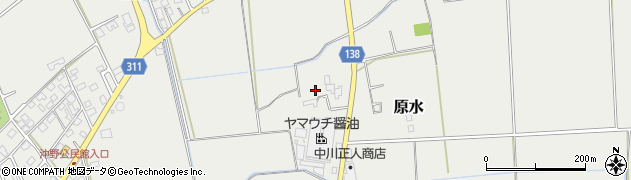 熊本県菊池郡菊陽町原水5546周辺の地図