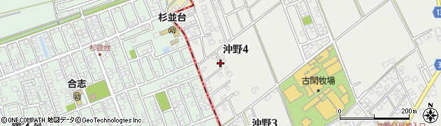 仲山公園周辺の地図
