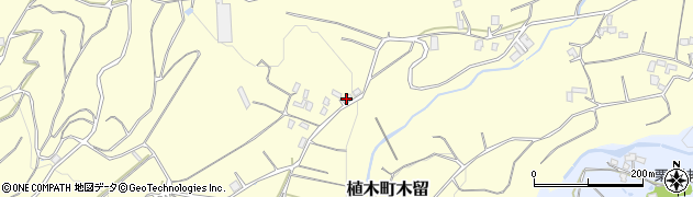 熊本県熊本市北区植木町木留899周辺の地図