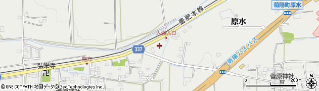 熊本県菊池郡菊陽町原水670周辺の地図