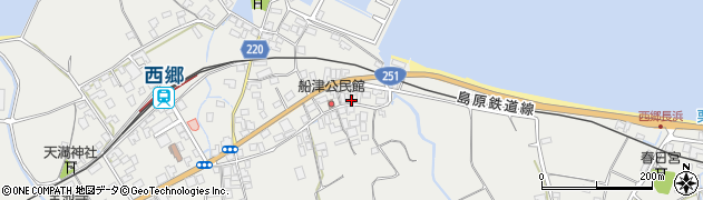 長崎県雲仙市瑞穂町西郷庚226周辺の地図