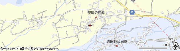 熊本県熊本市北区植木町木留783周辺の地図