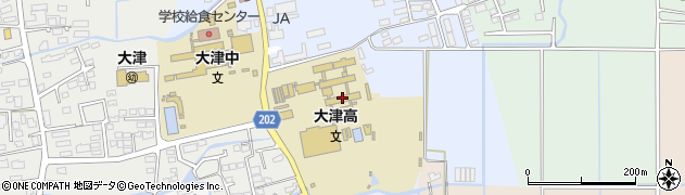 熊本県立大津高等学校周辺の地図