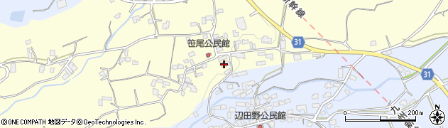 熊本県熊本市北区植木町木留761周辺の地図