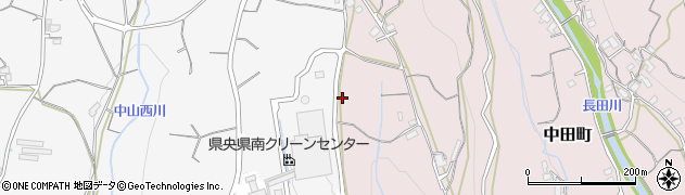 長崎県諫早市中田町1493周辺の地図