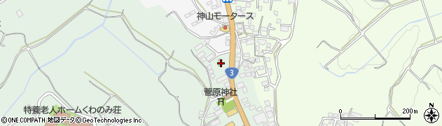 セブンイレブン熊本鹿子木町店周辺の地図