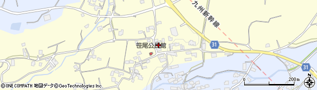 熊本県熊本市北区植木町木留648周辺の地図