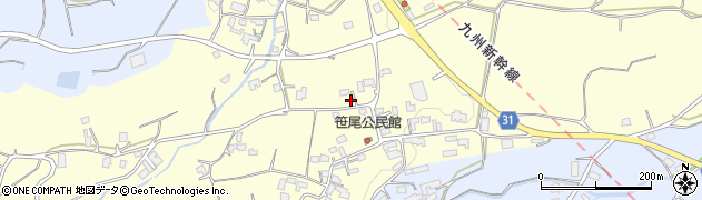 熊本県熊本市北区植木町木留640周辺の地図