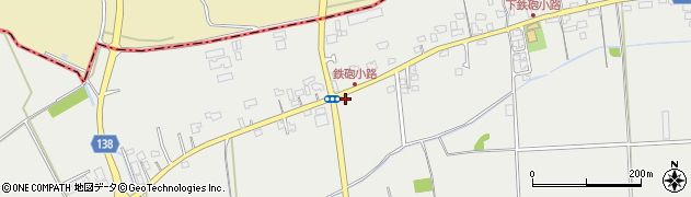 熊本県菊池郡菊陽町原水5538周辺の地図