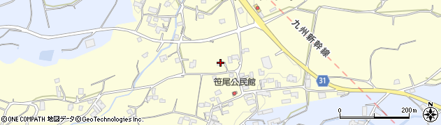 熊本県熊本市北区植木町木留641周辺の地図
