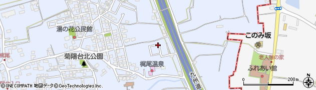 梶尾古屋敷公園周辺の地図