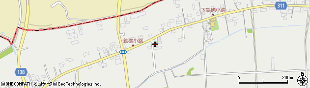 熊本県菊池郡菊陽町原水5529周辺の地図