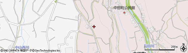 長崎県諫早市中田町752周辺の地図