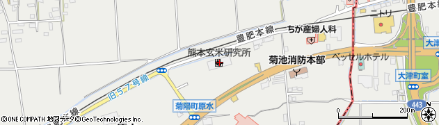 熊本県菊池郡菊陽町原水2897周辺の地図