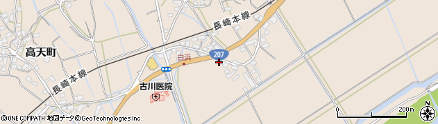 長崎県諫早市白浜町4134周辺の地図