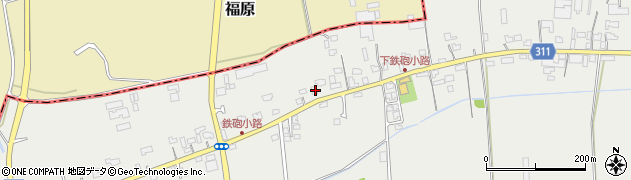 熊本県菊池郡菊陽町原水5996周辺の地図