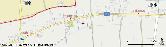 熊本県菊池郡菊陽町原水5501周辺の地図
