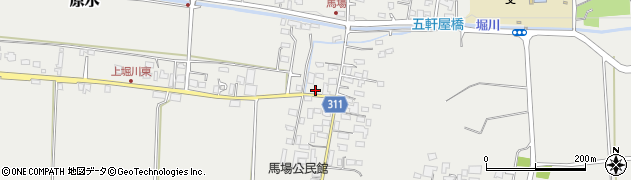 熊本県菊池郡菊陽町原水2302周辺の地図