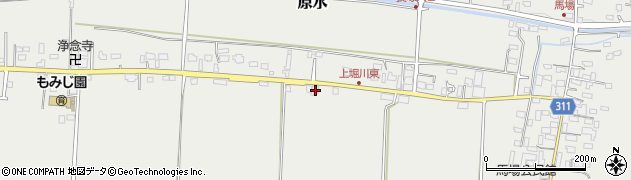 熊本県菊池郡菊陽町原水5172周辺の地図
