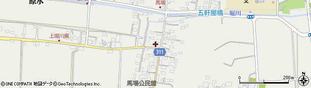 熊本県菊池郡菊陽町原水2301周辺の地図