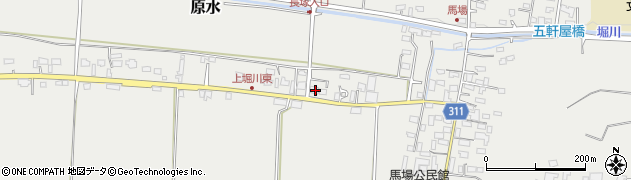 熊本県菊池郡菊陽町原水5132周辺の地図