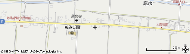 熊本県菊池郡菊陽町原水5197周辺の地図