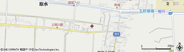 熊本県菊池郡菊陽町原水5137周辺の地図