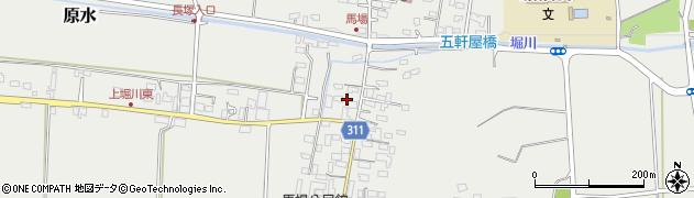 熊本県菊池郡菊陽町原水2306周辺の地図