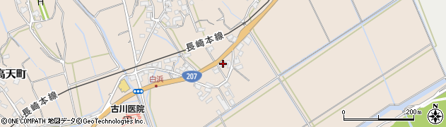 長崎県諫早市白浜町329周辺の地図