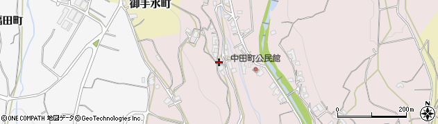 長崎県諫早市中田町730周辺の地図