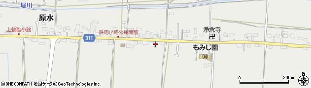 熊本県菊池郡菊陽町原水5222周辺の地図