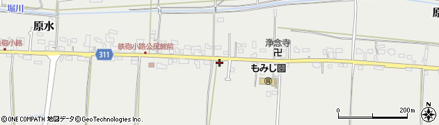 熊本県菊池郡菊陽町原水5218周辺の地図