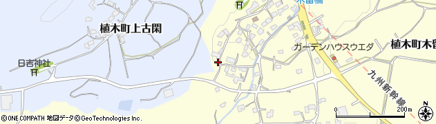 熊本県熊本市北区植木町木留1742周辺の地図