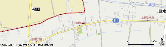 熊本県菊池郡菊陽町原水6009周辺の地図