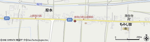 熊本県菊池郡菊陽町原水5245周辺の地図