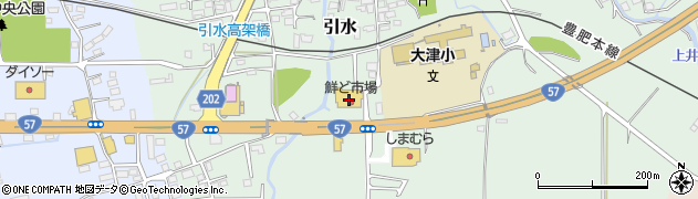 鮮ど市場大津店周辺の地図