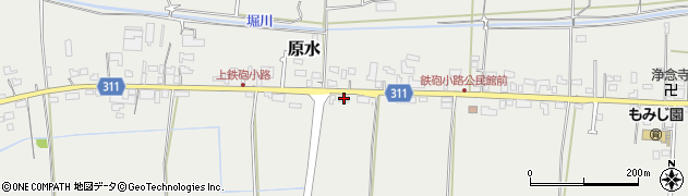 熊本県菊池郡菊陽町原水5263周辺の地図