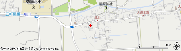 熊本県菊池郡菊陽町原水2539周辺の地図