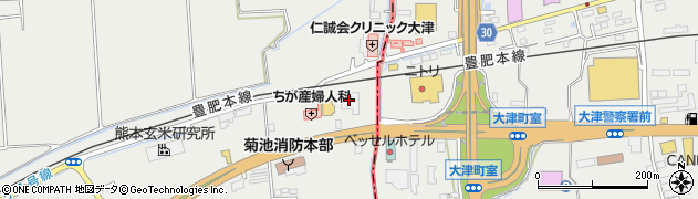 熊本県菊池郡菊陽町原水2970周辺の地図