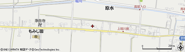 熊本県菊池郡菊陽町原水5116周辺の地図