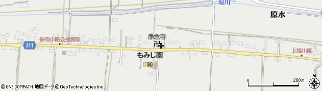熊本県菊池郡菊陽町原水5095周辺の地図