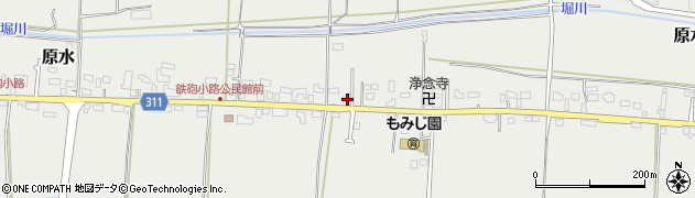 熊本県菊池郡菊陽町原水5063周辺の地図