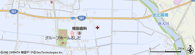 玉名農業協同組合　ＪＡ葬祭横島会館周辺の地図