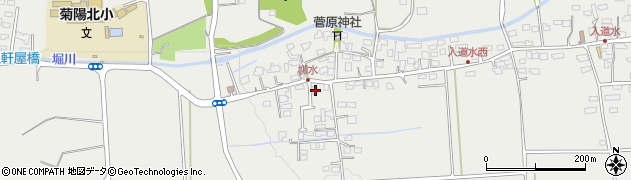熊本県菊池郡菊陽町原水2536周辺の地図
