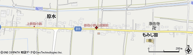 熊本県菊池郡菊陽町原水6078周辺の地図